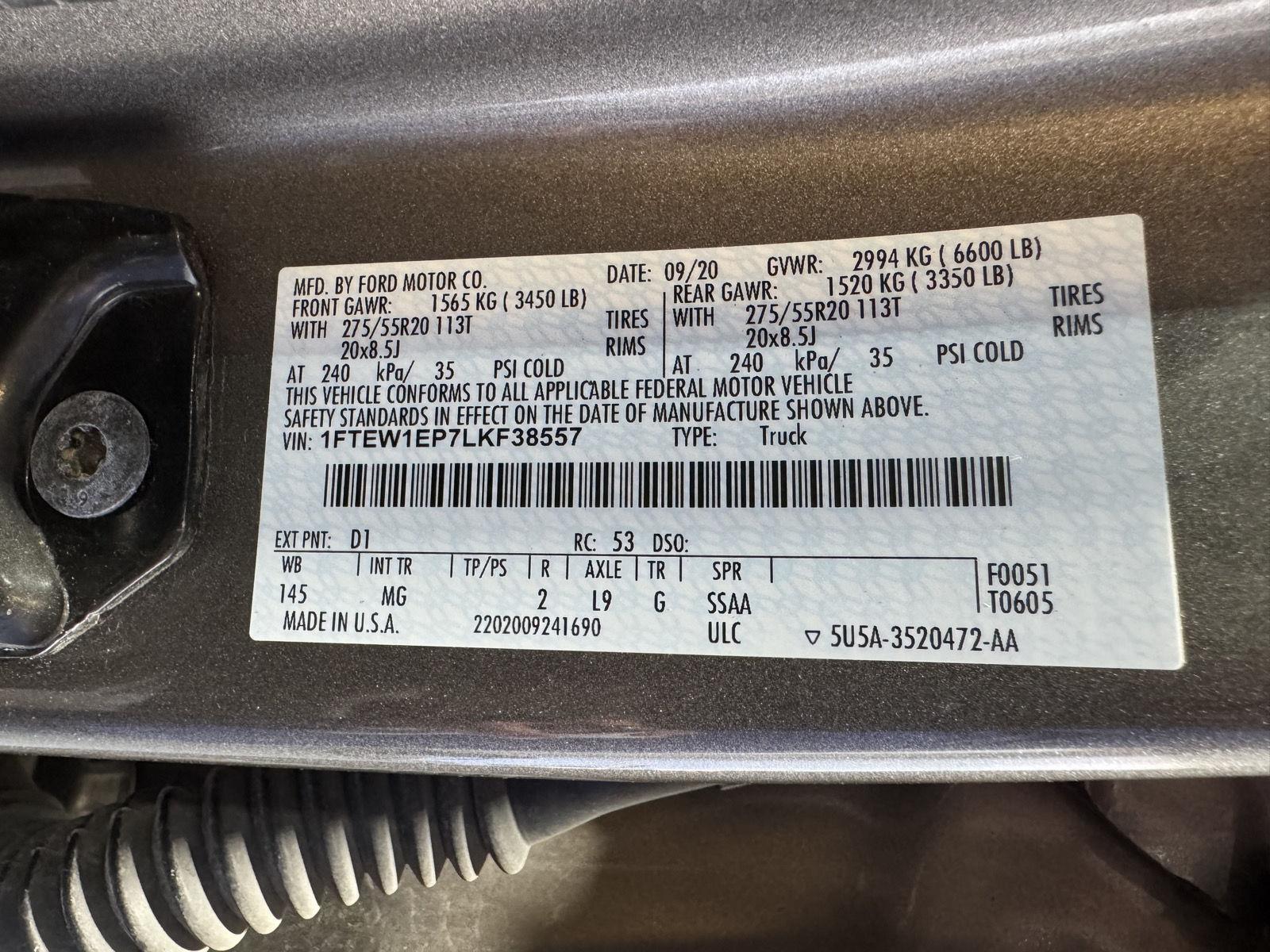 Used 2020 Ford F-150 for sale in St. Joseph MO