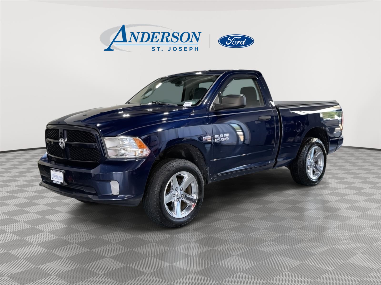 True Blue Pearl 2013 RAM 1500 Pickup Truck Four-Wheel Drive 6-Speed Automatic