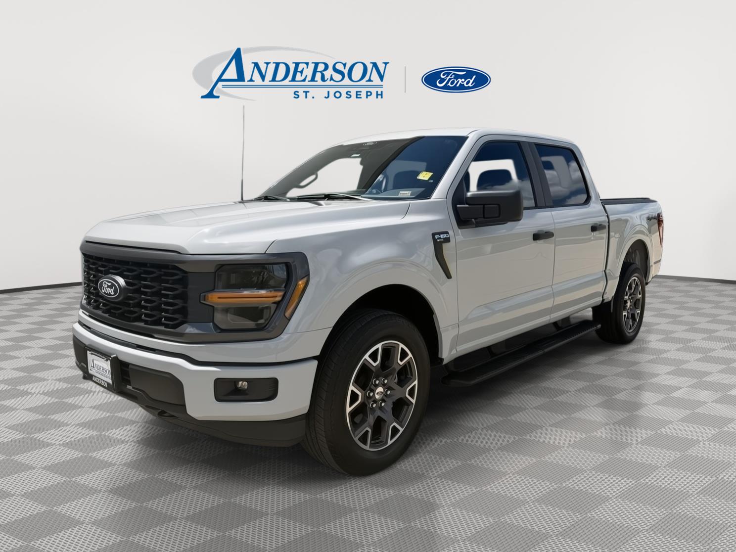 Avalanche Gray 2024 Ford F-150 Pickup Truck Four-Wheel Drive Automatic