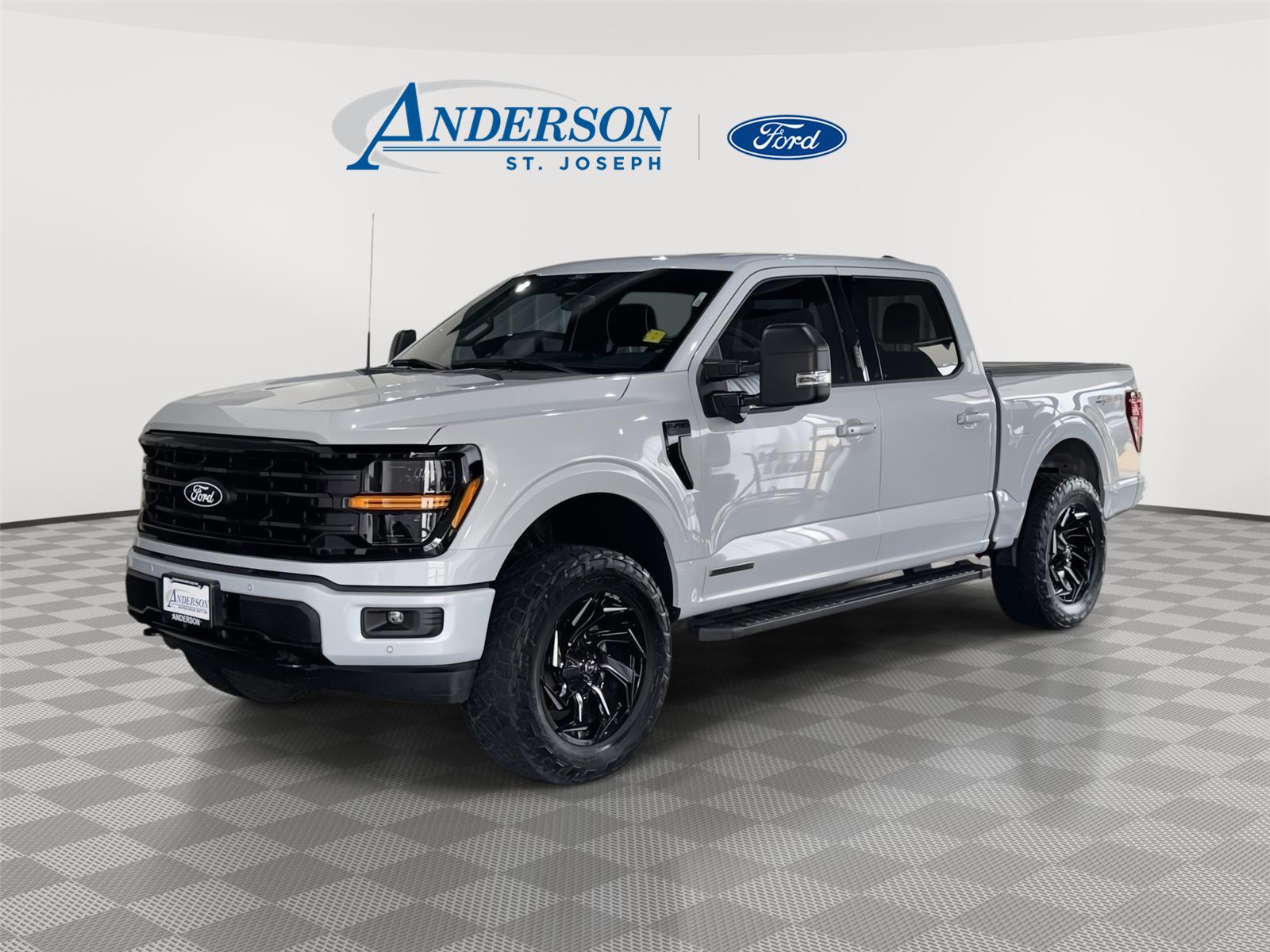 Space White 2025 Ford F-150 Pickup Truck Four-Wheel Drive Automatic