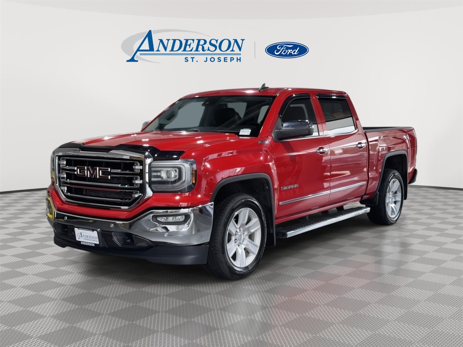 Cardinal Red 2016 GMC Sierra 1500 Pickup Truck Four-Wheel Drive 6-Speed Automatic