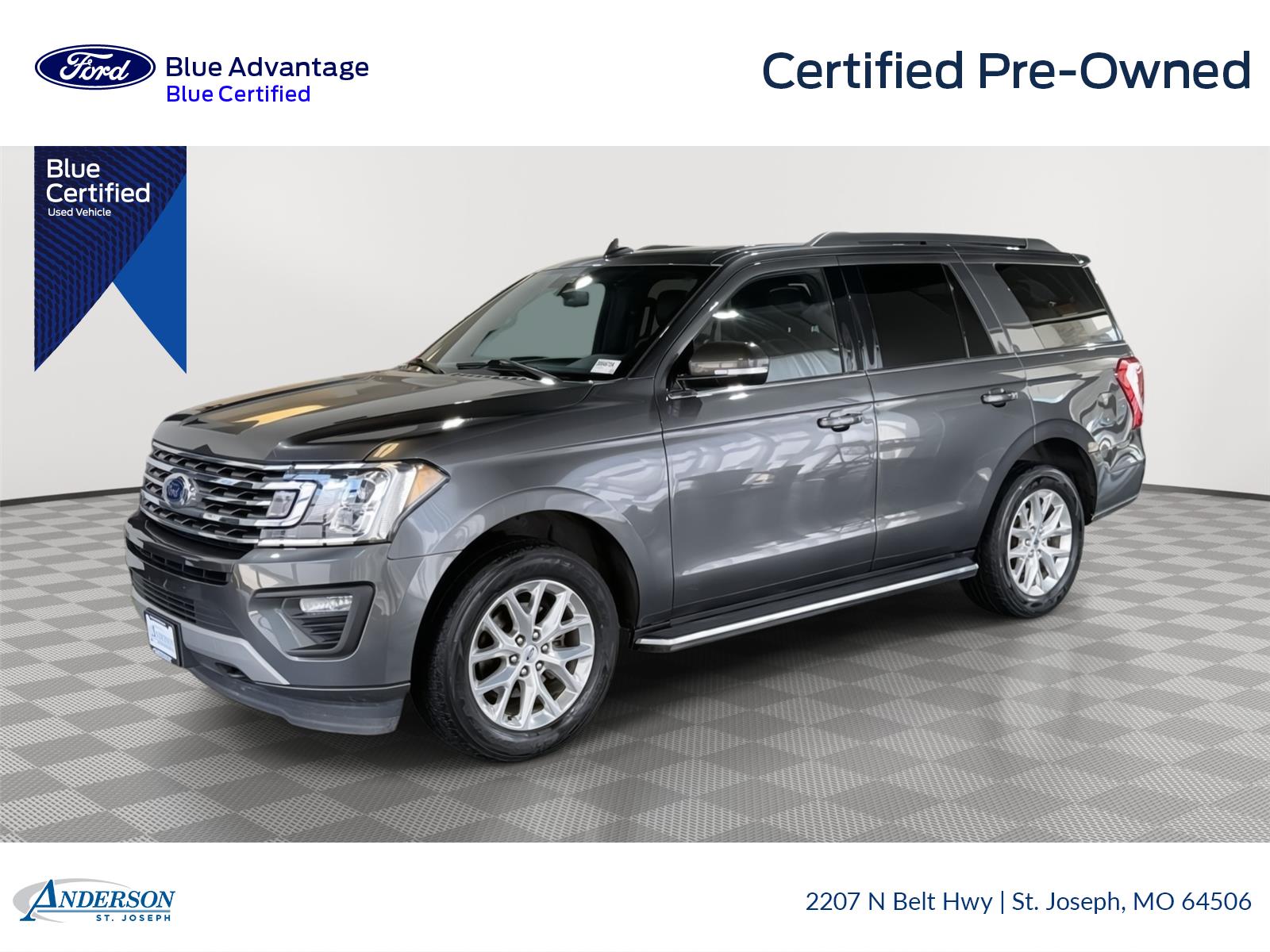 Gray (Magnetic) 2021 Ford Expedition SUV / Crossover Four-Wheel Drive Automatic