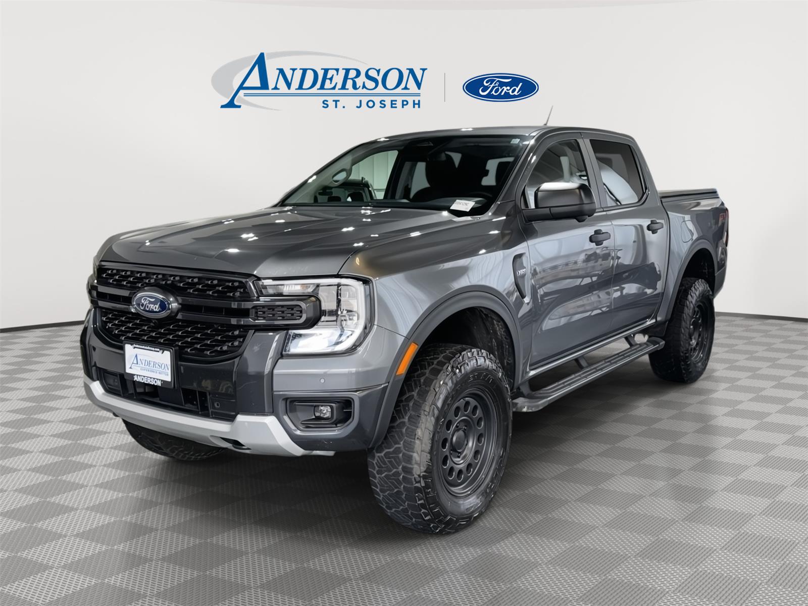 Carbonized Gray 2025 Ford Ranger Pickup Truck Four-Wheel Drive Automatic