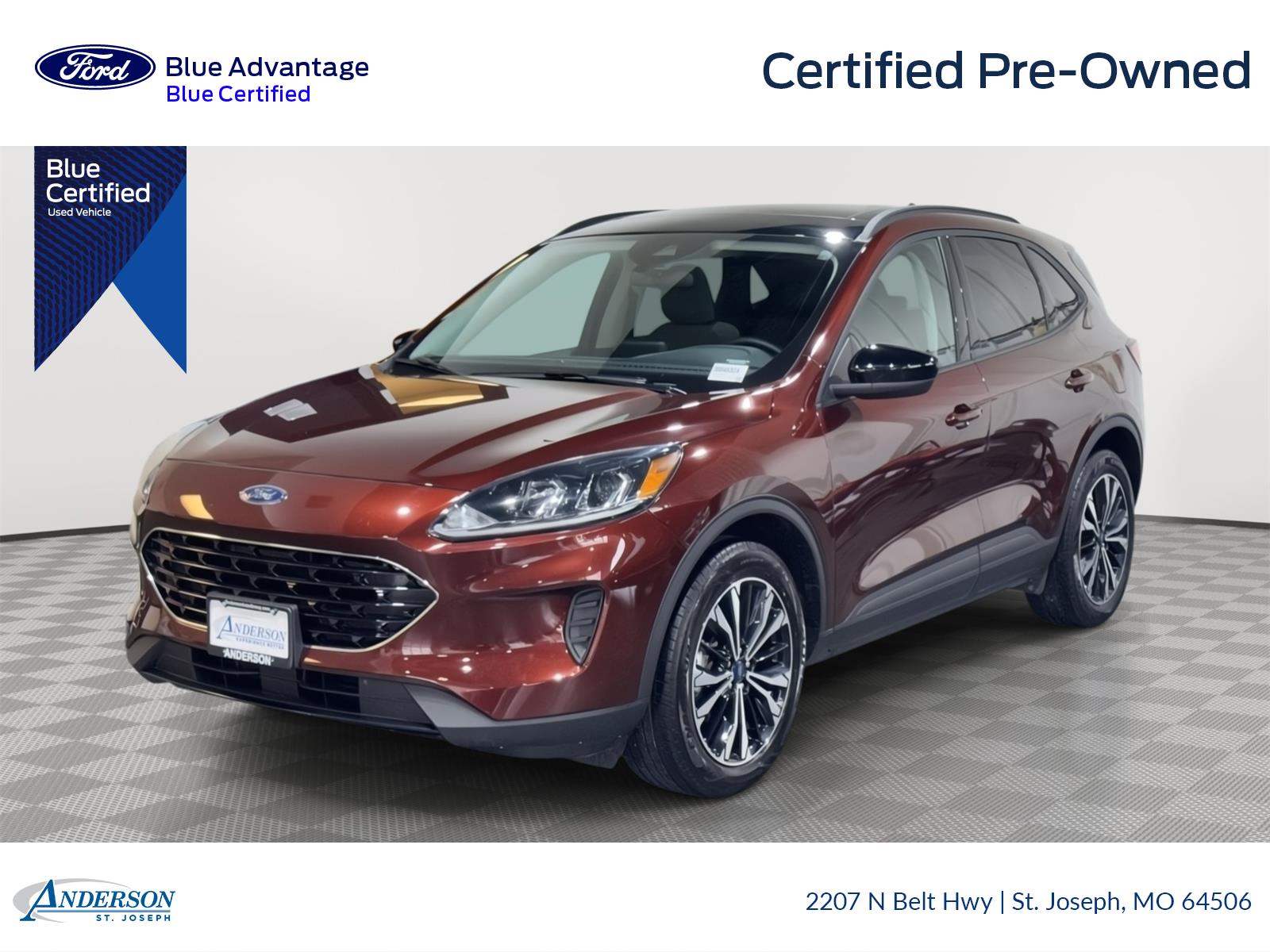 Bronze Fire 2021 Ford Escape Hybrid SUV / Crossover All-Wheel Drive Continuously Variable Transmission