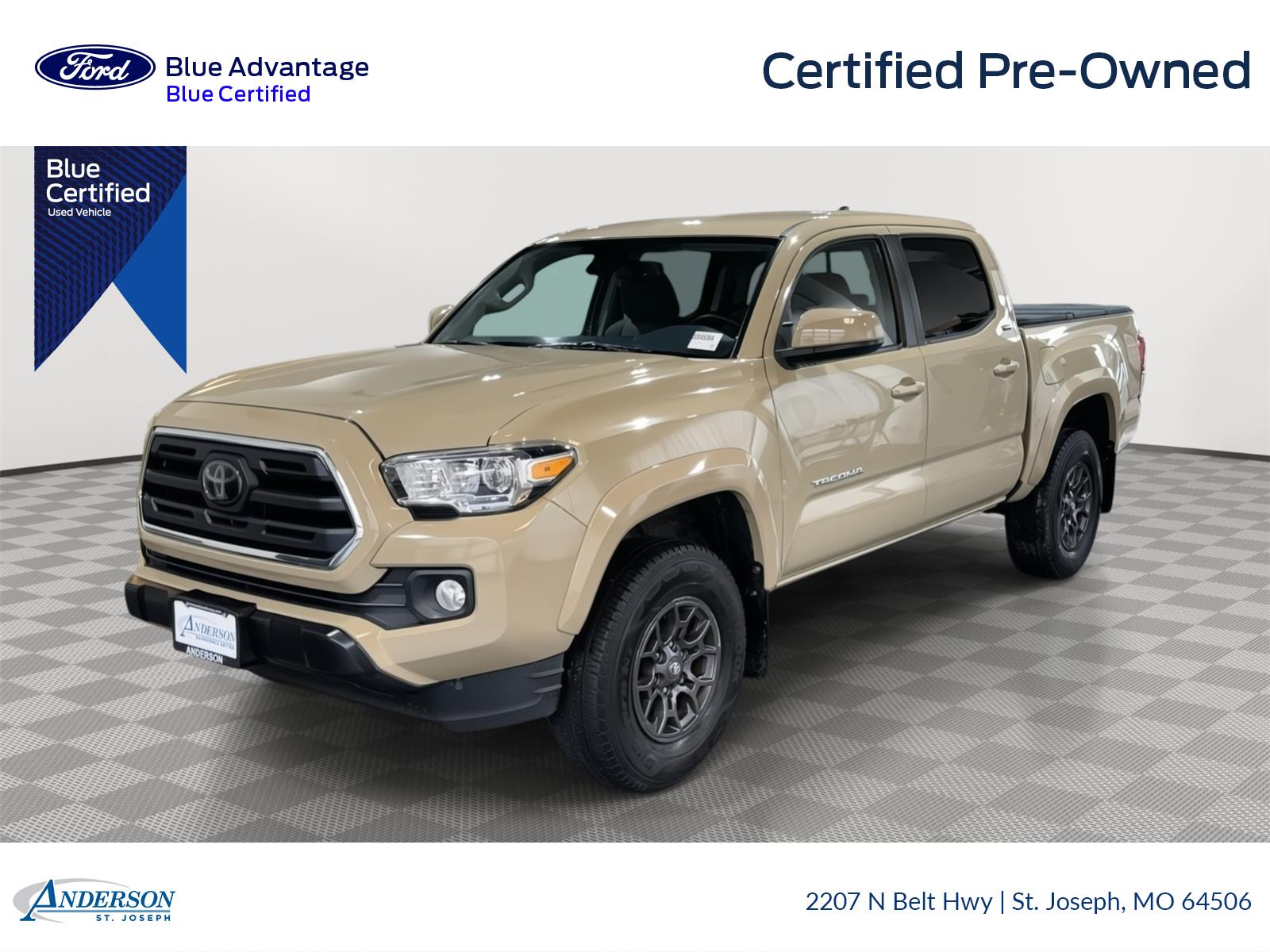 Quicksand 2018 Toyota Tacoma Pickup Truck 4X2 6-Speed Automatic