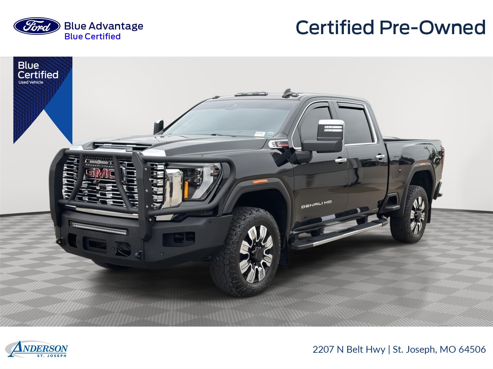 Onyx Black 2025 GMC Sierra 2500HD Pickup Truck Four-Wheel Drive Automatic