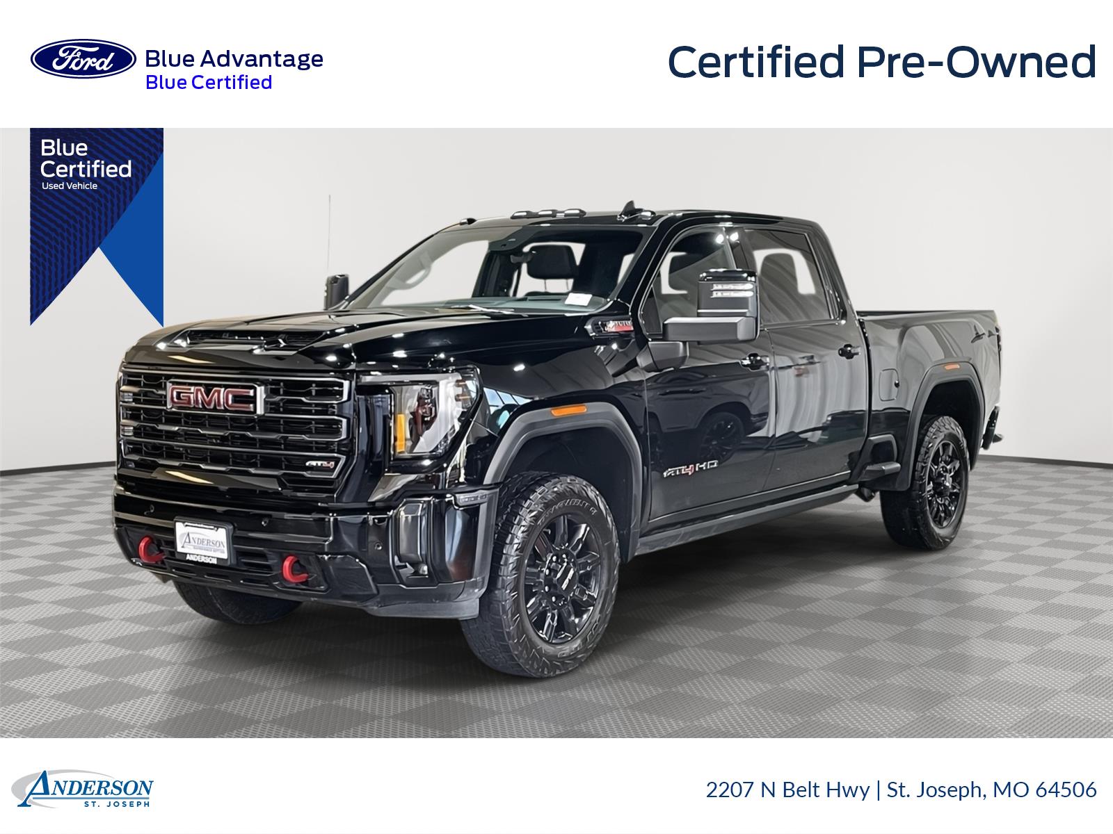 Onyx Black 2024 GMC Sierra 2500HD Pickup Truck Four-Wheel Drive Automatic