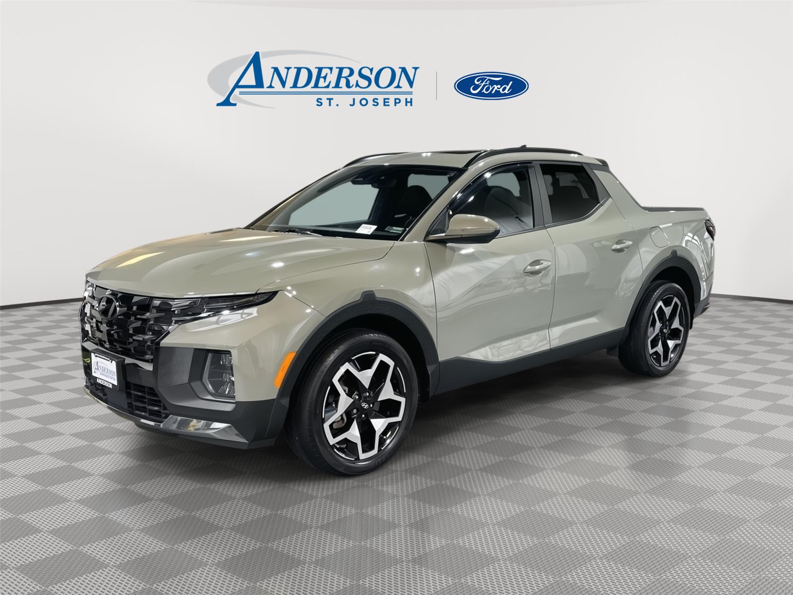 Sage Gray 2022 Hyundai Santa Cruz Pickup Truck All-Wheel Drive Automatic