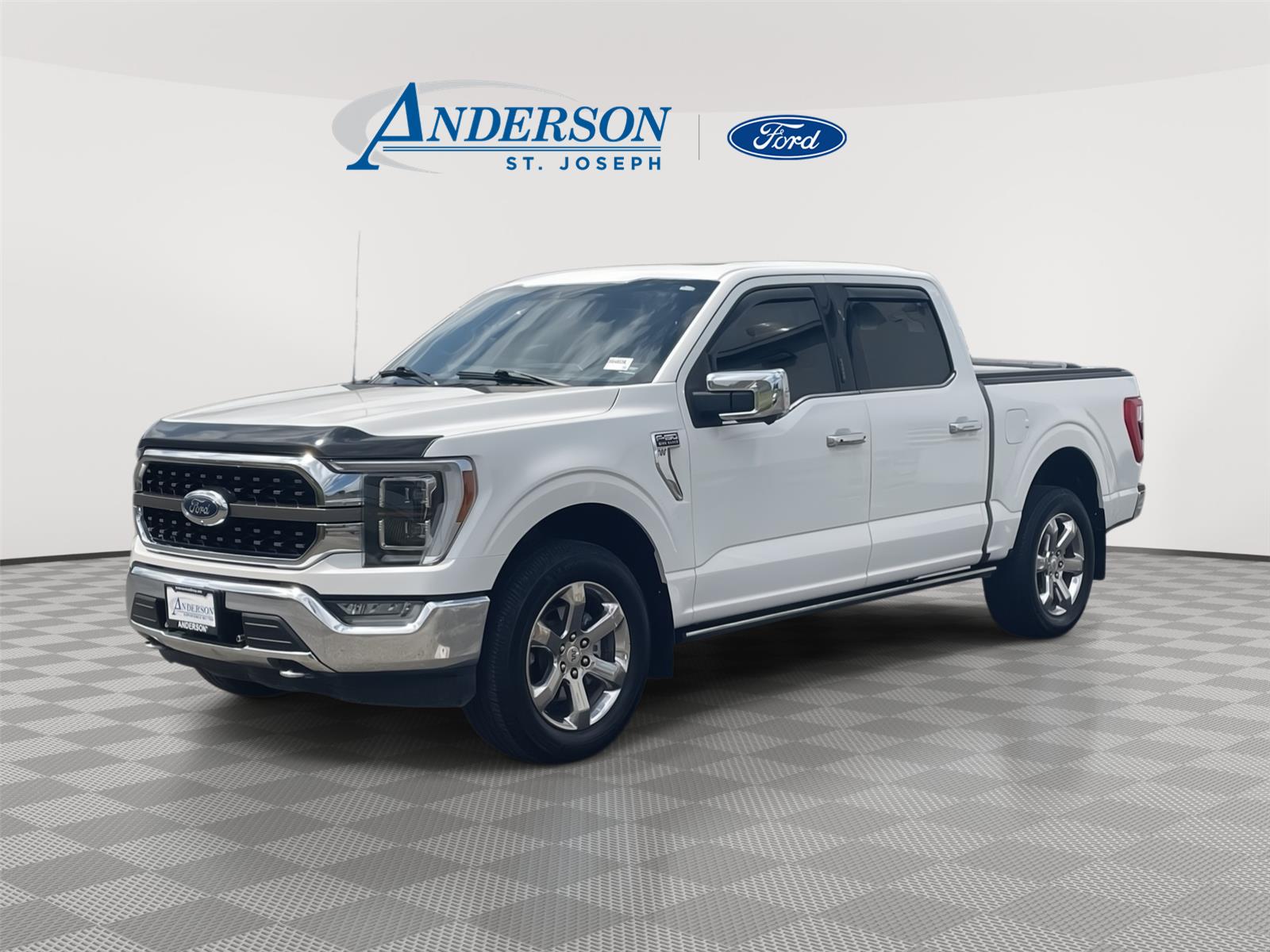 Star White Metallic Tri-Coat 2021 Ford F-150 Pickup Truck Four-Wheel Drive Automatic