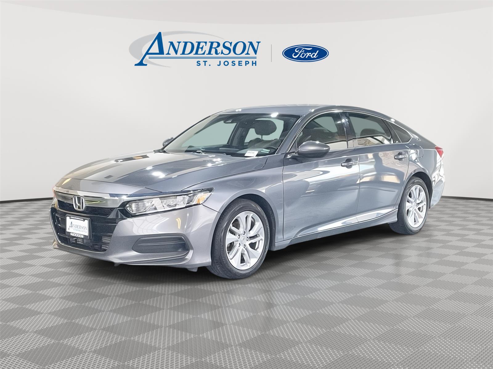 Gray (Modern Steel Metallic) 2019 Honda Accord Sedan Front-Wheel Drive Continuously Variable Transmission
