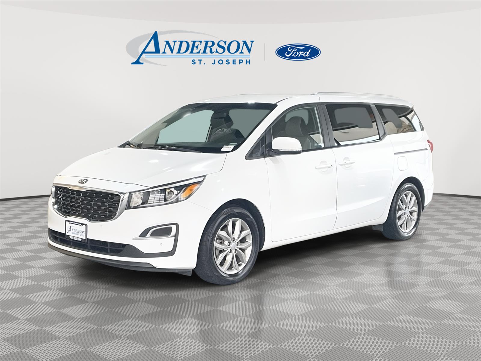 Snow White Pearl 2019 Kia Sedona Minivan Front-Wheel Drive Automatic