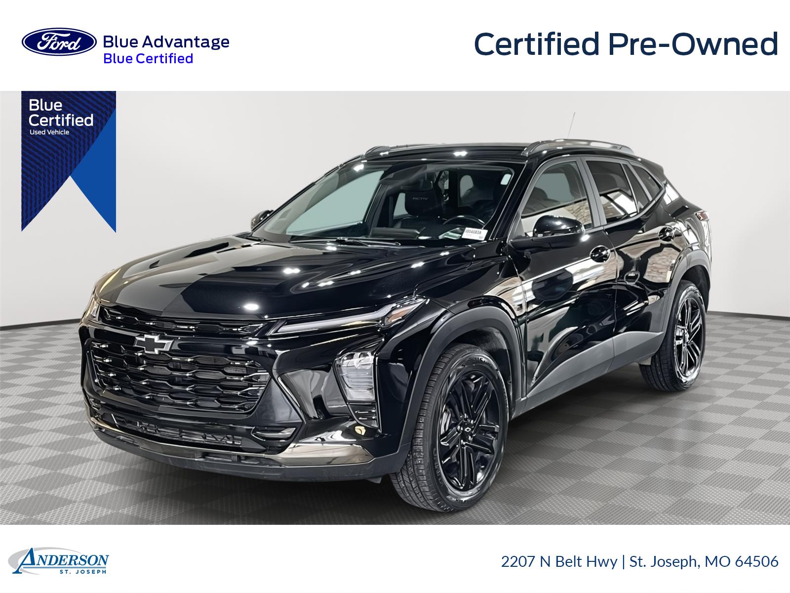 Mosaic Black Metallic 2025 Chevrolet Trax SUV / Crossover Front-Wheel Drive 6-Speed Automatic