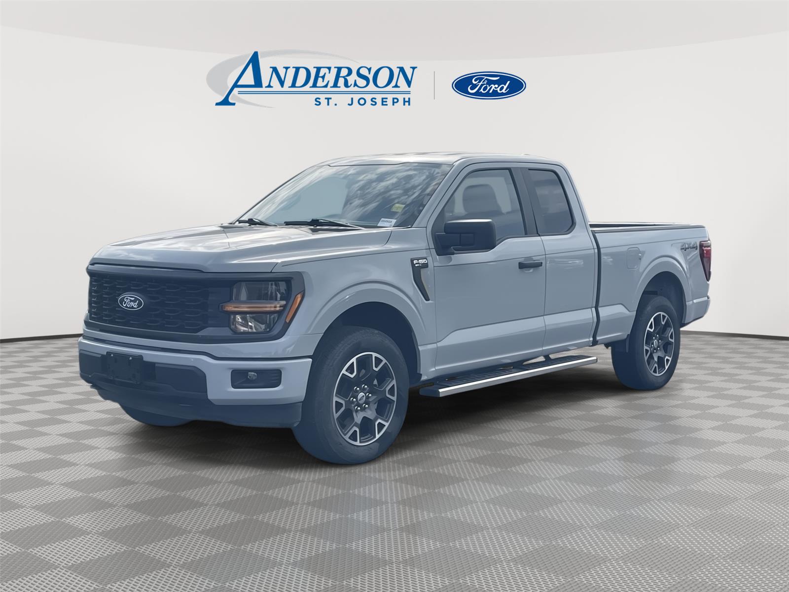 Avalanche Gray 2024 Ford F-150 Pickup Truck Four-Wheel Drive Automatic