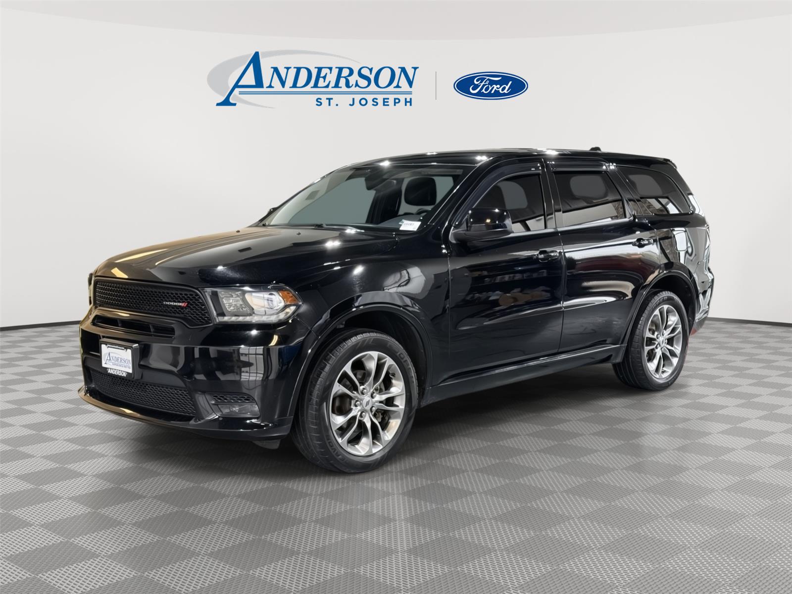 DB Black Clearcoat 2019 Dodge Durango SUV / Crossover All-Wheel Drive 8-Speed Automatic