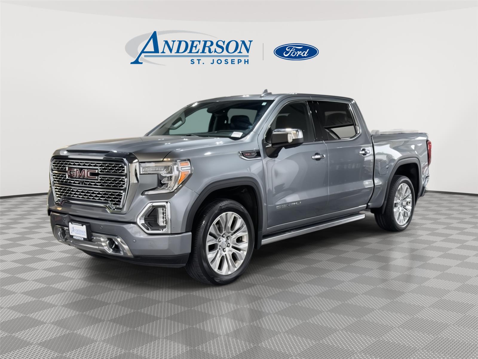 Gray (Satin Steel Metallic) 2020 GMC Sierra 1500 Pickup Truck Four-Wheel Drive Automatic