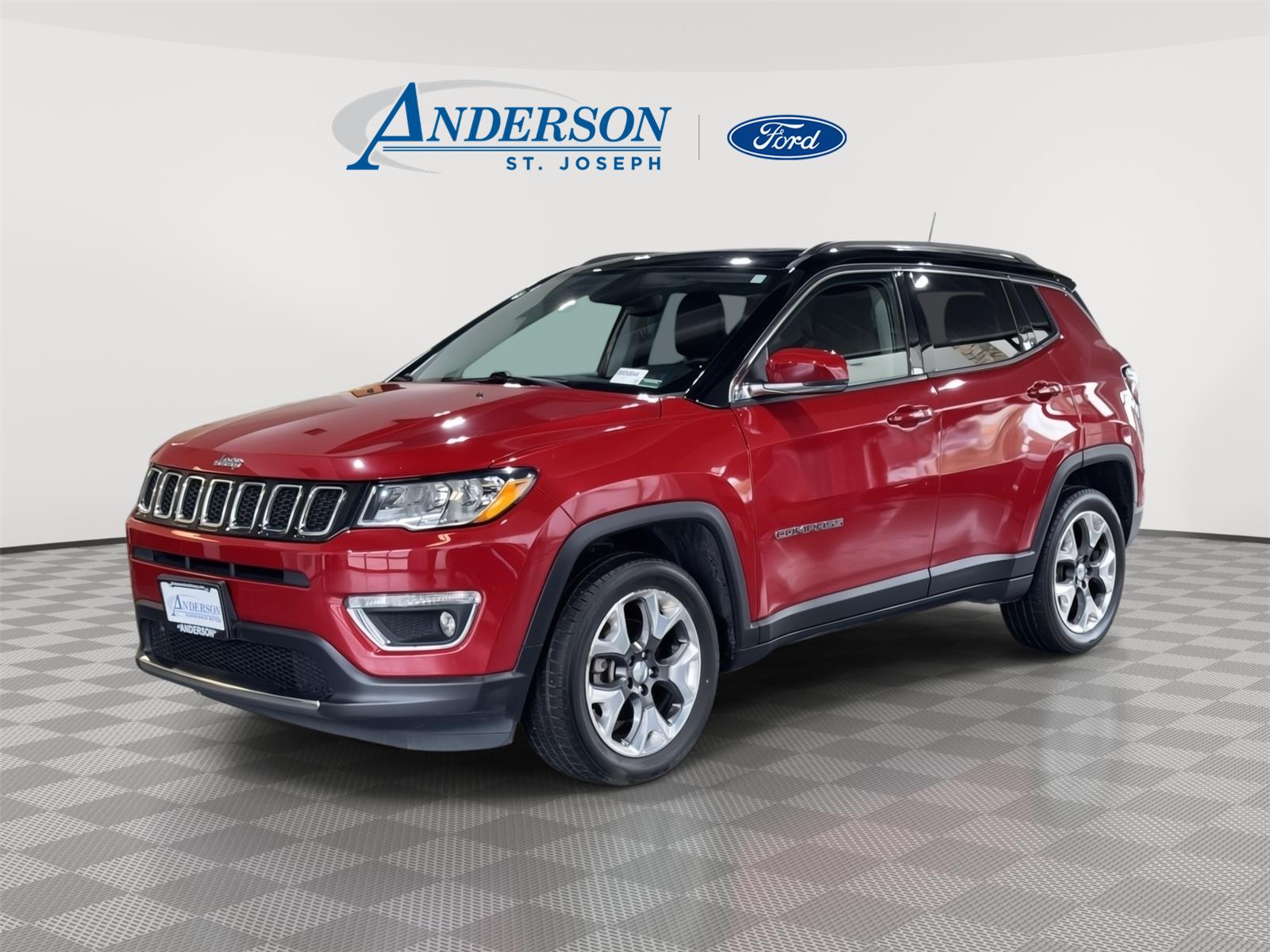 Redline Pearlcoat 2019 Jeep Compass SUV / Crossover Four-Wheel Drive 9-Speed Automatic