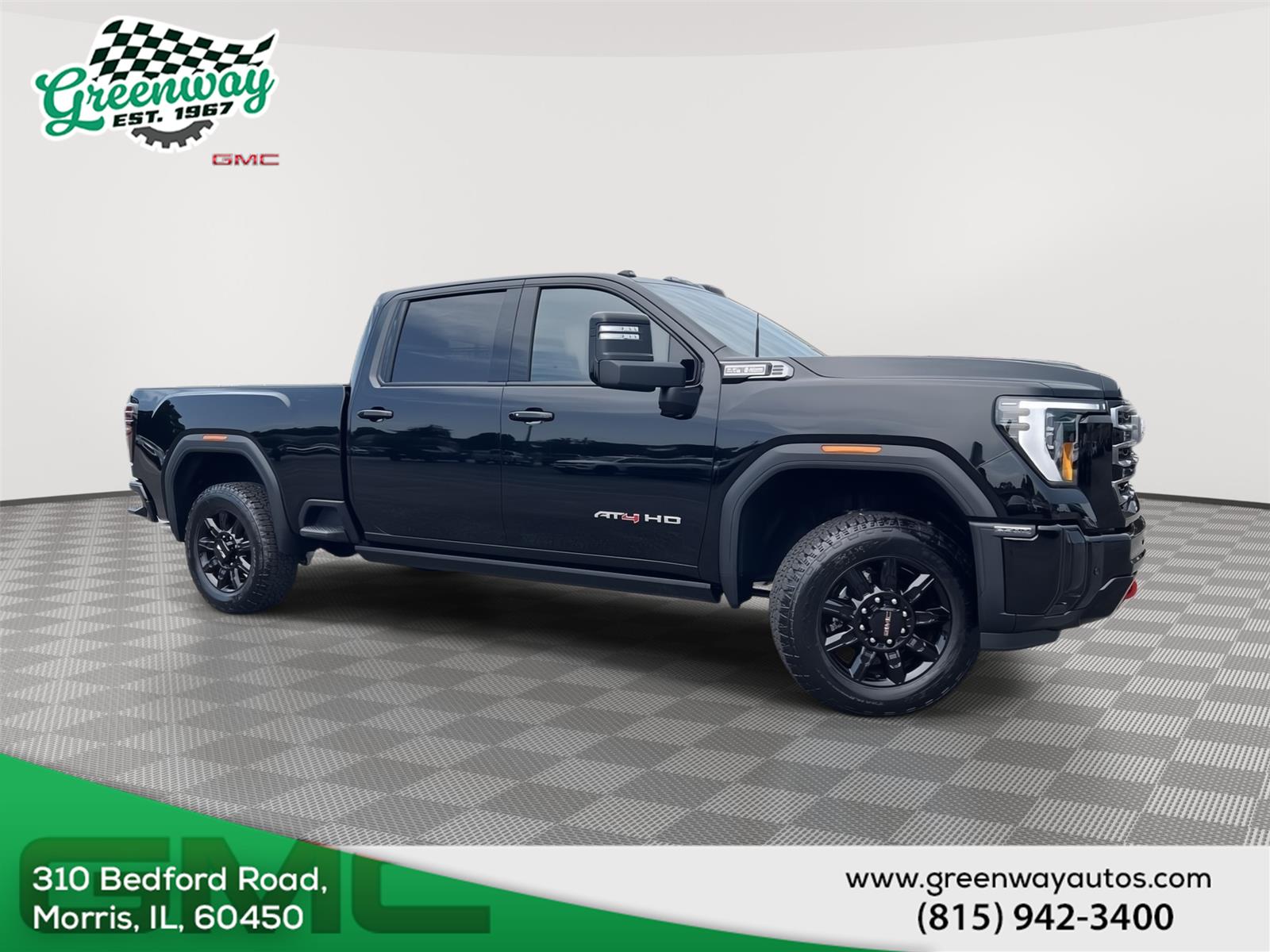 Onyx Black 2026 GMC Sierra 2500HD Pickup Truck Four-Wheel Drive Automatic