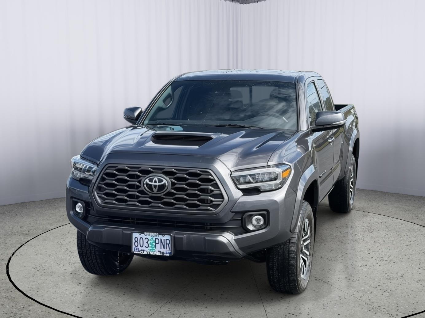Magnetic Gray Metallic 2023 Toyota Tacoma TRD Sport Access Cab 4WD Pickup Truck Four-Wheel Drive Automatic