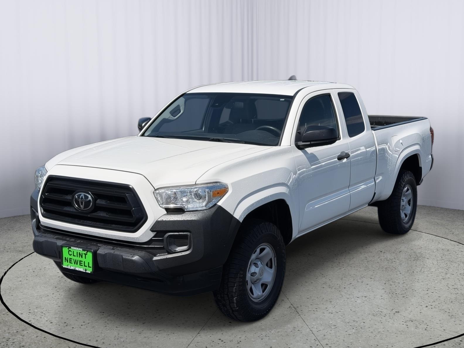 Super White 2021 Toyota Tacoma SR I4 Access Cab RWD Pickup Truck 4X2 Automatic