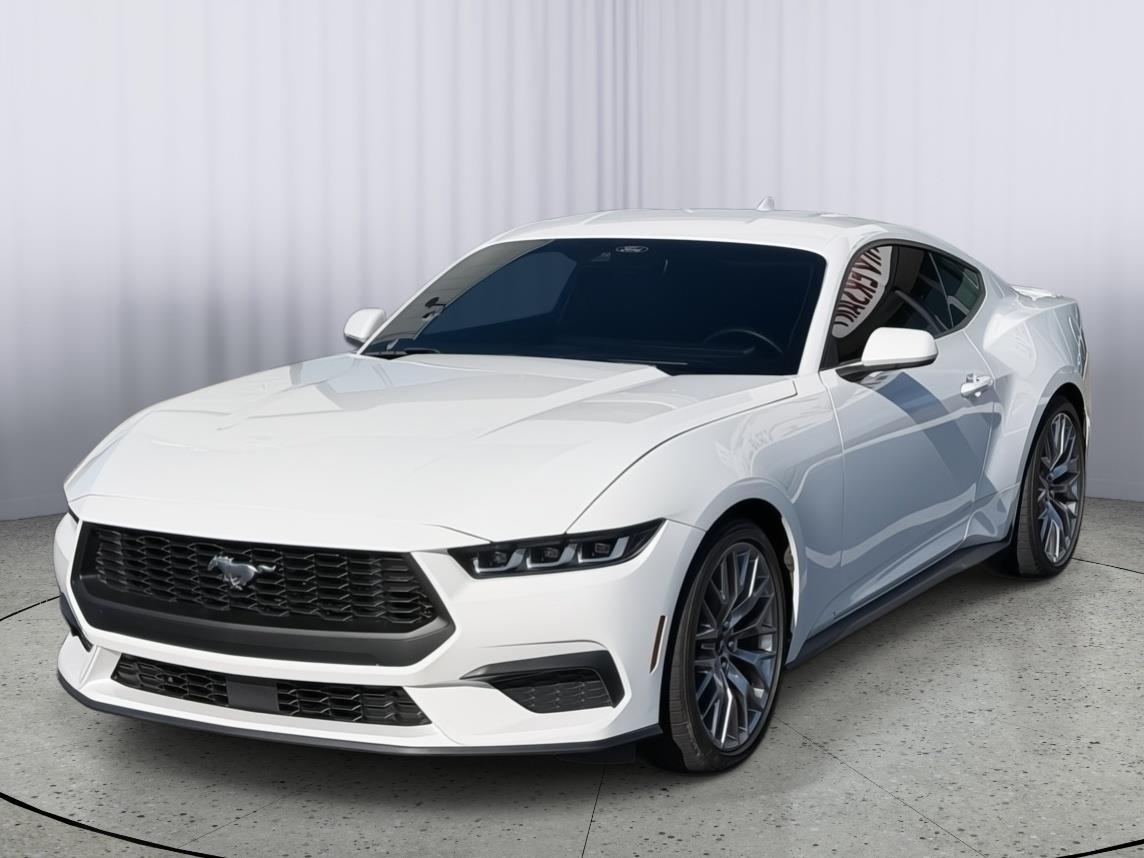 Oxford White 2024 Ford Mustang Coupe Rear-Wheel Drive Automatic