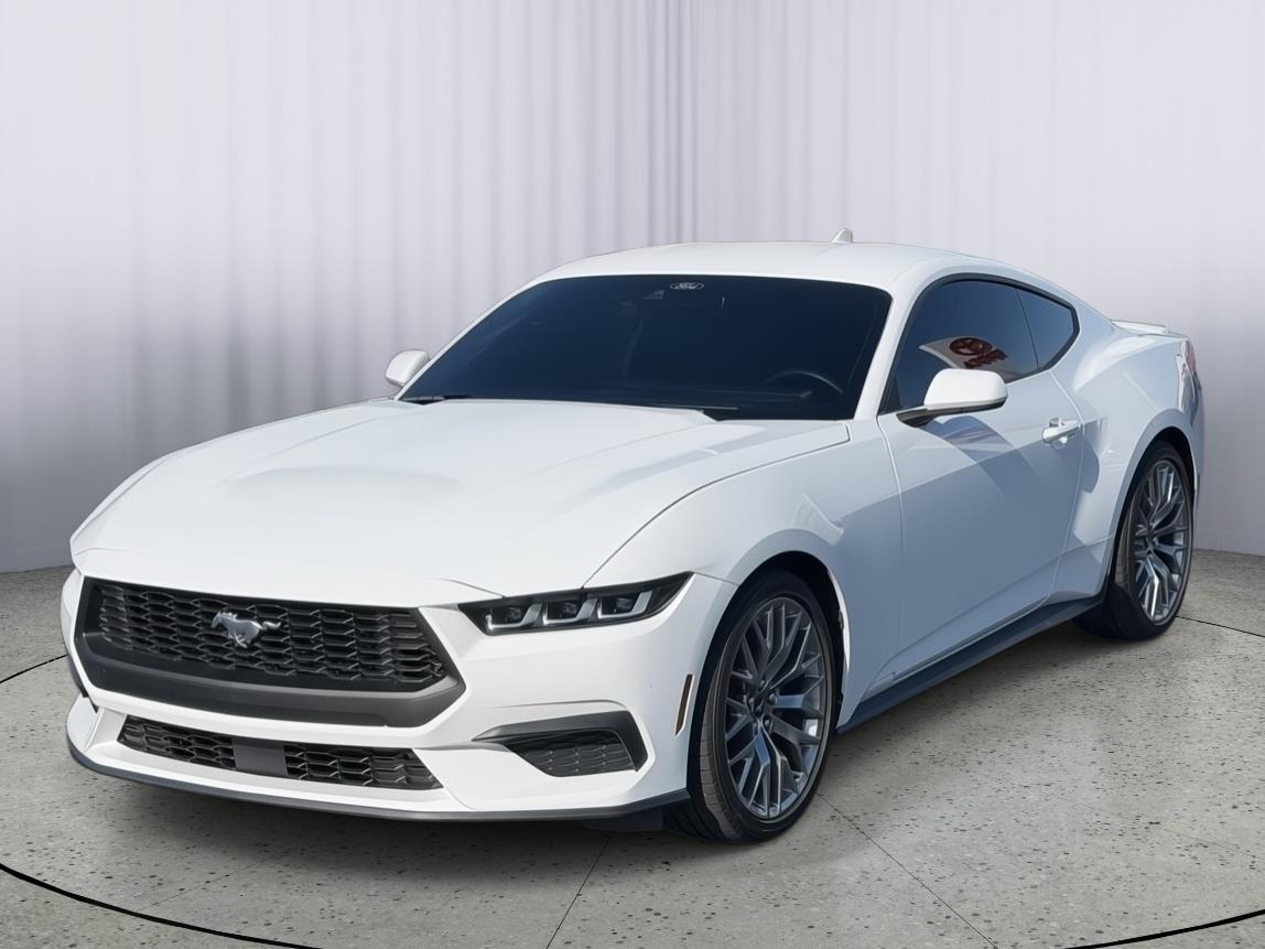 Oxford White 2024 Ford Mustang Coupe Rear-Wheel Drive Automatic