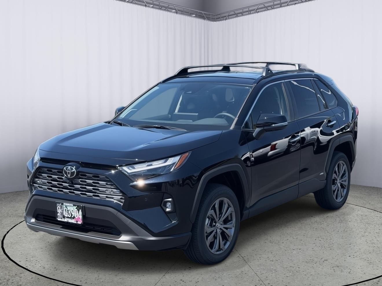 Midnight Black Metallic 2025 Toyota RAV4 Hybrid SUV / Crossover All-Wheel Drive Continuously Variable Transmission
