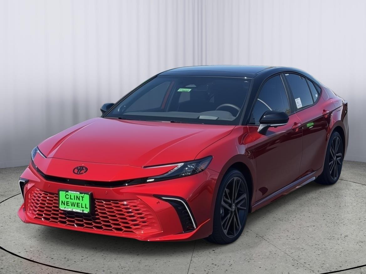 Supersonic Red w/Midnight Black Metallic Roof 2026 Toyota Camry Sedan All-Wheel Drive Continuously Variable Transmission