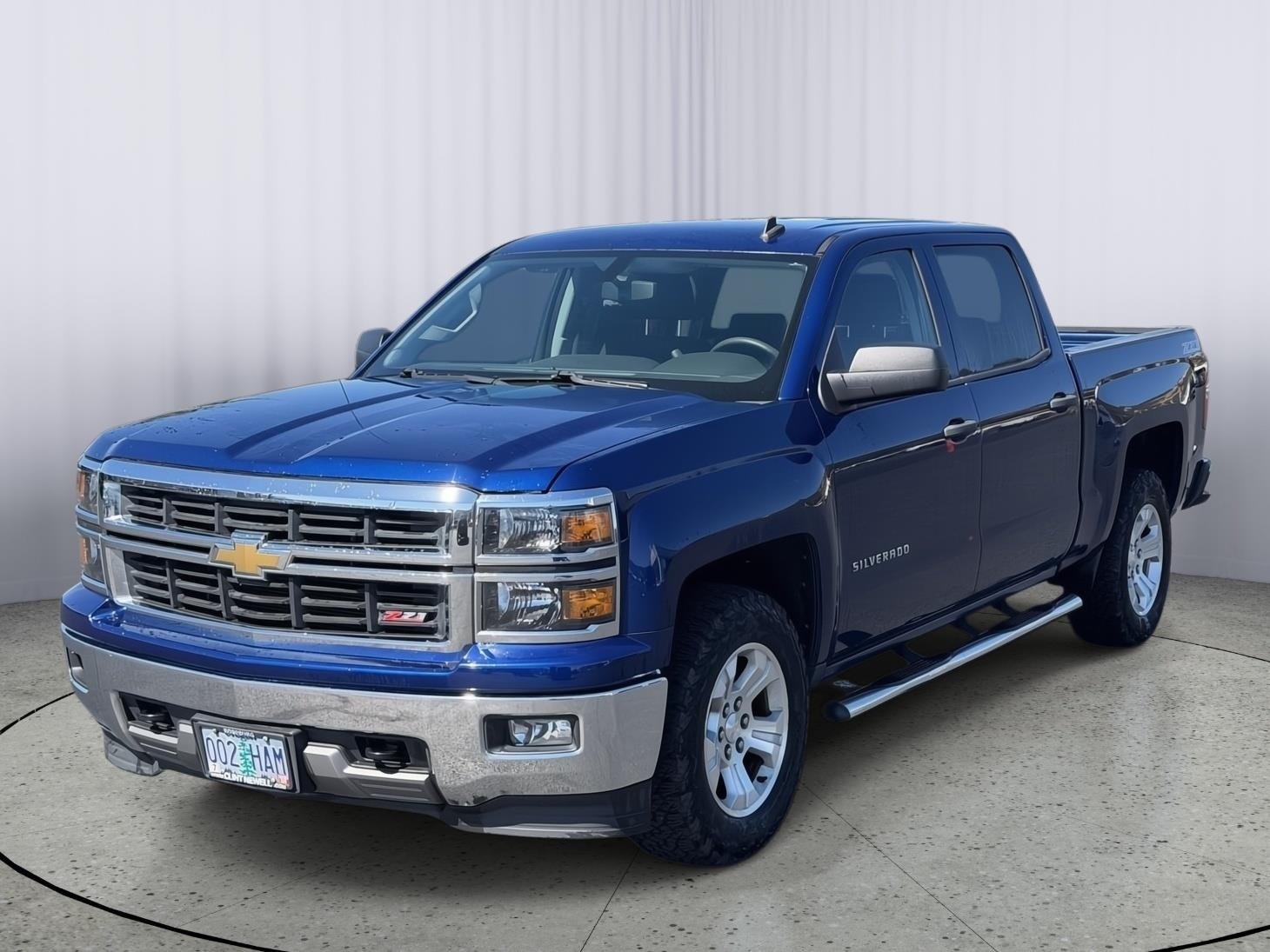 Blue Topaz Metallic 2014 Chevrolet Silverado 1500 Pickup Truck Four-Wheel Drive 6-Speed Automatic
