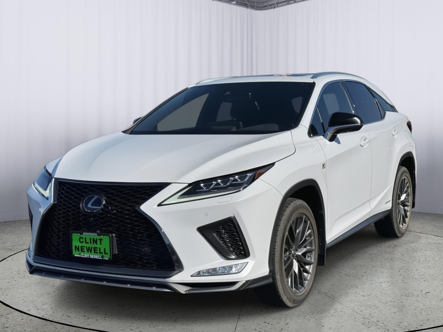 Ultra White 2021 Lexus RX Hybrid SUV / Crossover All-Wheel Drive Continuously Variable Transmission