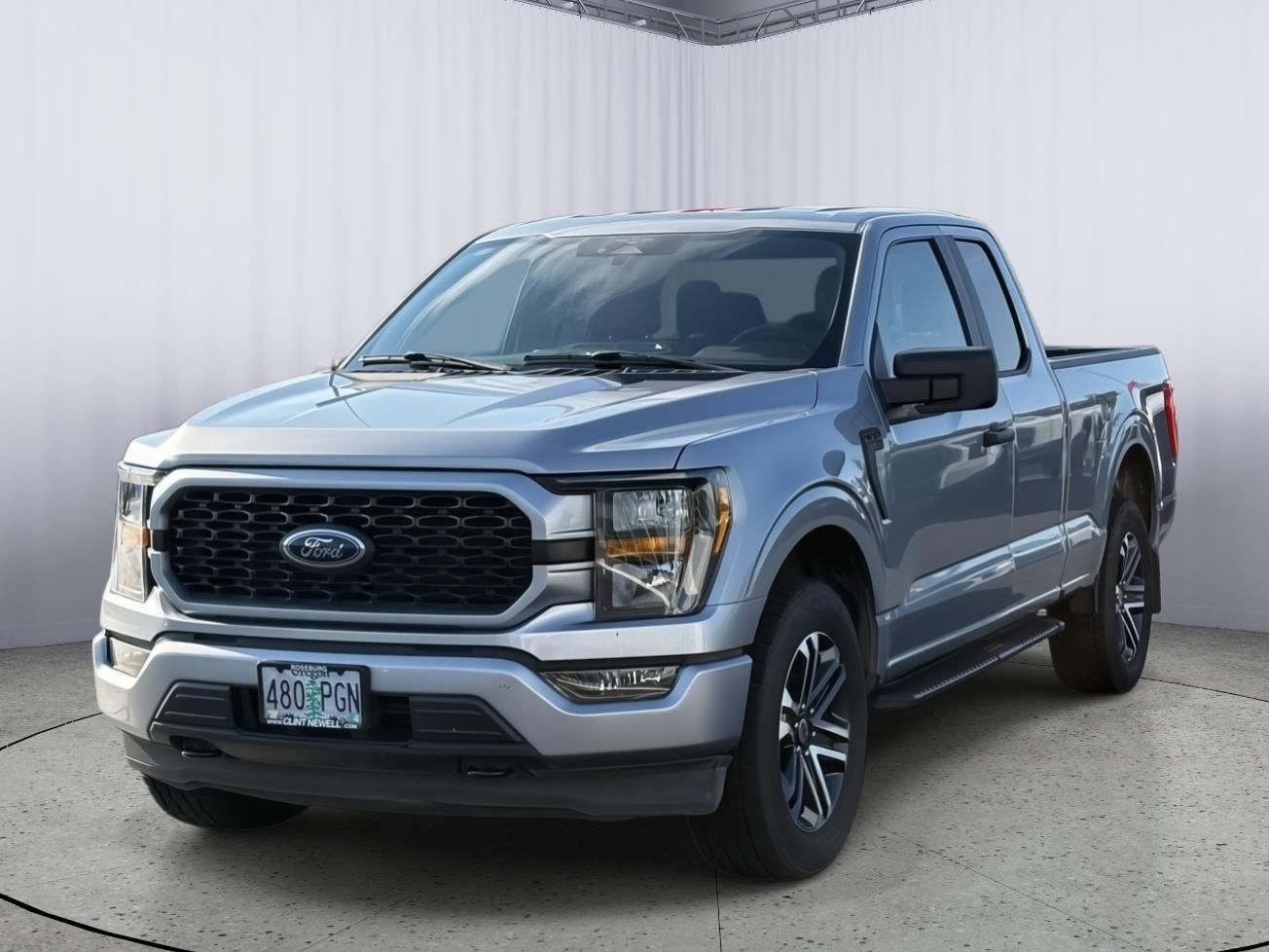 Iconic Silver Metallic 2023 Ford F-150 Pickup Truck Four-Wheel Drive Automatic
