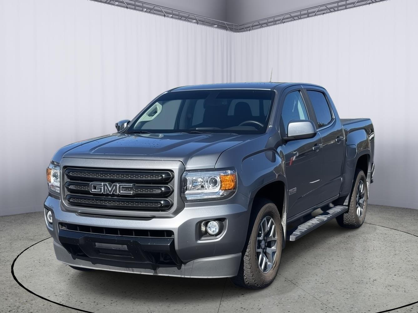 Gray (Satin Steel Metallic) 2020 GMC Canyon Pickup Truck Four-Wheel Drive 8-Speed Automatic