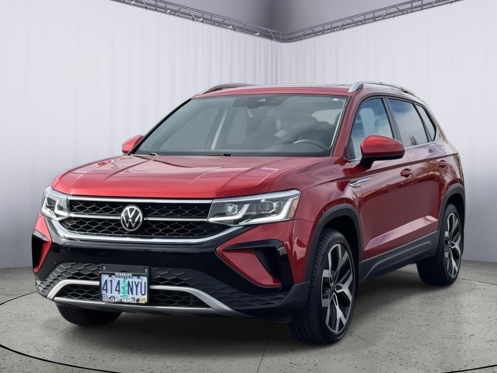 Kings Red Metallic 2022 Volkswagen Taos SUV / Crossover All-Wheel Drive Automatic