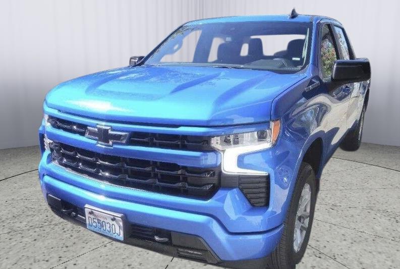 Riptide Blue Metallic 2026 Chevrolet Silverado 1500 Pickup Truck Four-Wheel Drive Automatic