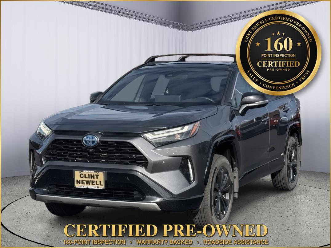 Magnetic Gray Metallic/Midnight Black Metallic 2024 Toyota RAV4 Hybrid SUV / Crossover All-Wheel Drive Continuously Variable Transmission