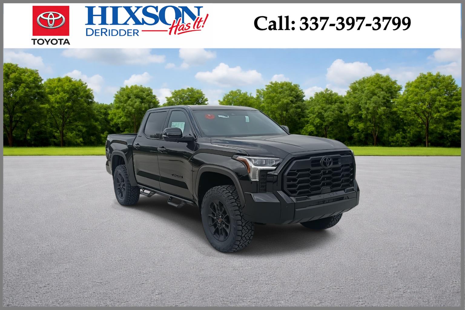 Midnight Black Metallic 2026 Toyota Tundra Limited CrewMax Cab 4WD Pickup Truck Four-Wheel Drive Automatic