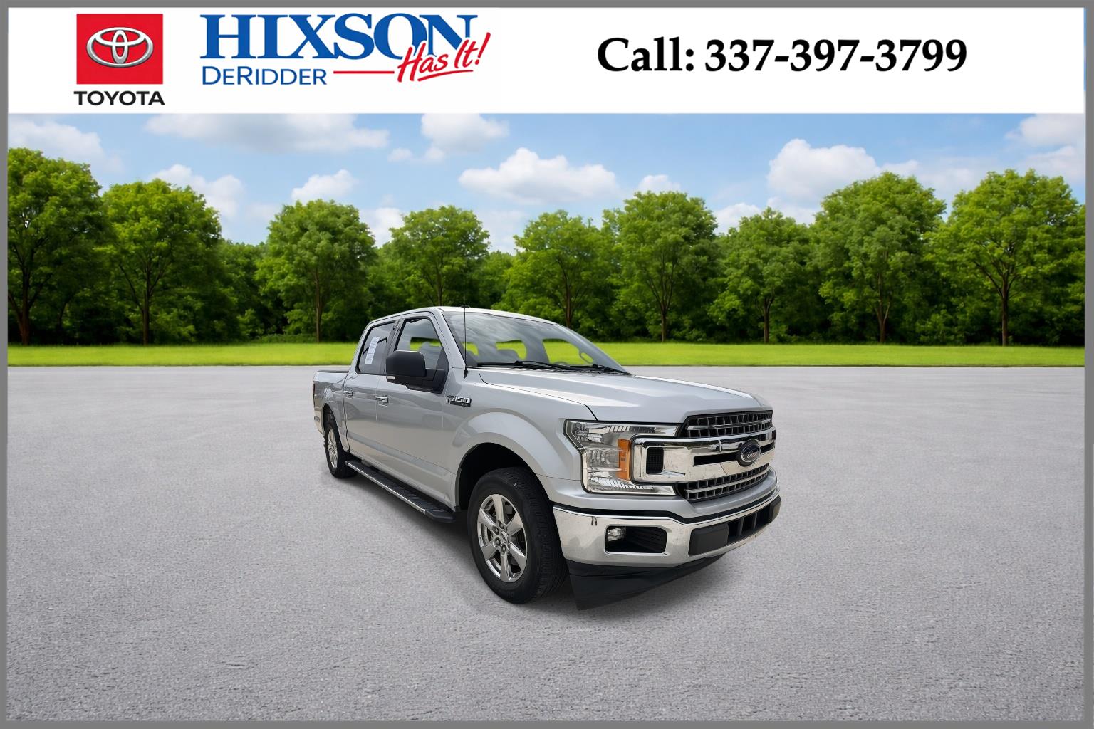 Ingot Silver Metallic 2018 Ford F-150 XLT SuperCrew RWD Pickup Truck 4X2 6-Speed Automatic