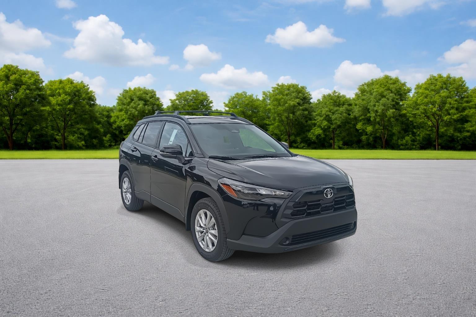 Jet Black 2026 Toyota Corolla Cross LE FWD SUV / Crossover Front-Wheel Drive Continuously Variable Transmission