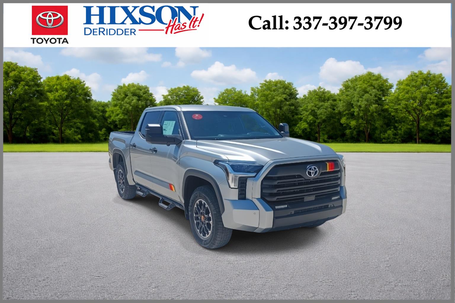 Celestial Silver Metallic 2026 Toyota Tundra SR5 CrewMax Cab 4WD Pickup Truck Four-Wheel Drive Automatic