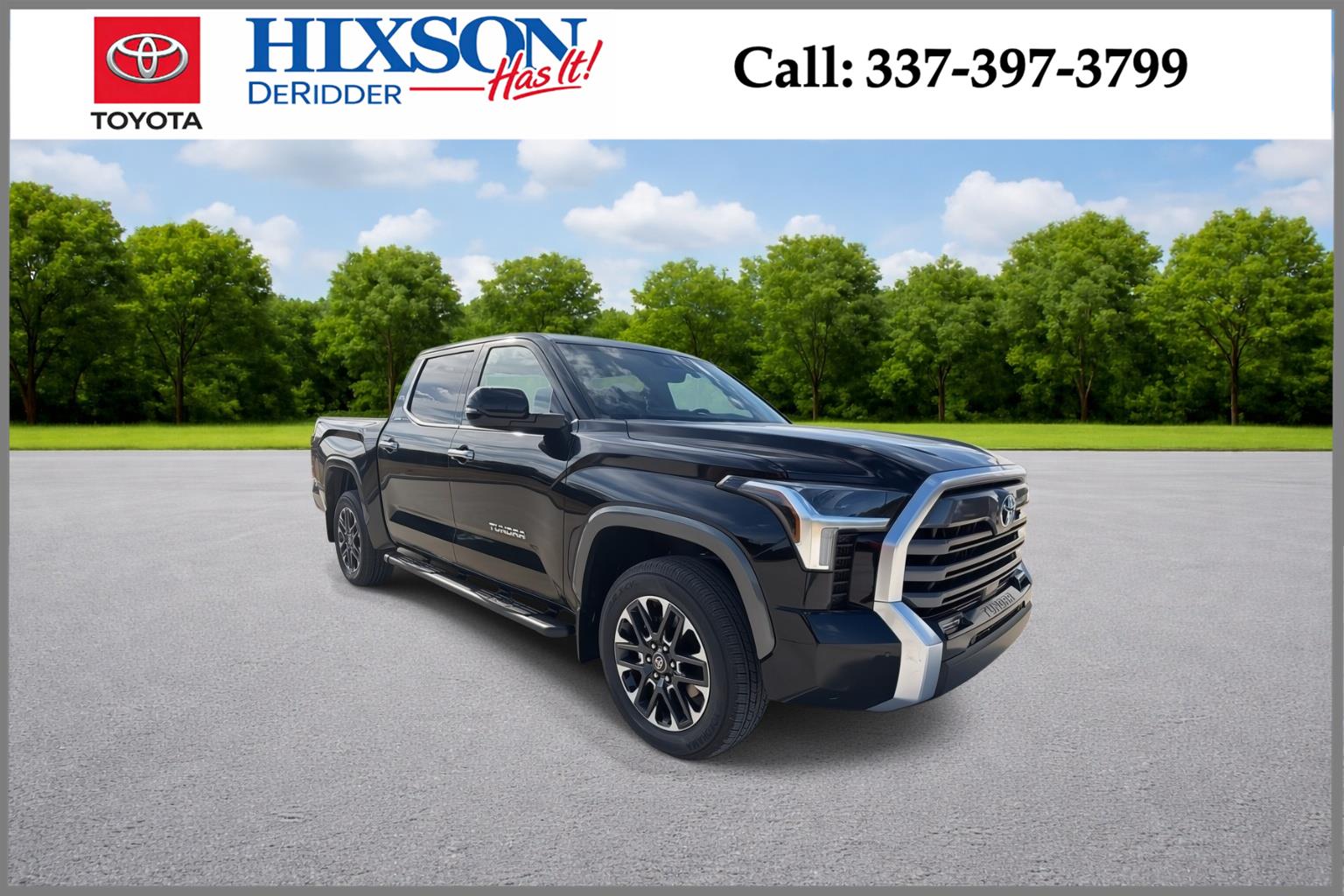 Midnight Black Metallic 2026 Toyota Tundra Limited CrewMax Cab 4WD Pickup Truck Four-Wheel Drive Automatic