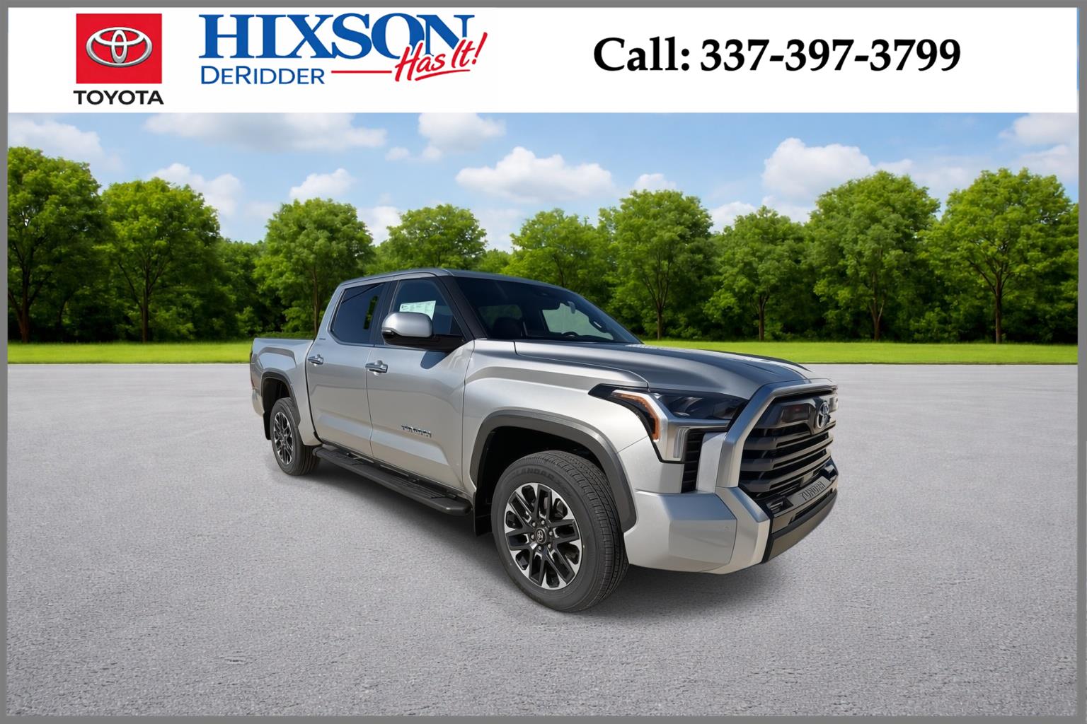 Celestial Silver Metallic 2026 Toyota Tundra Limited CrewMax Cab 4WD Pickup Truck Four-Wheel Drive Automatic
