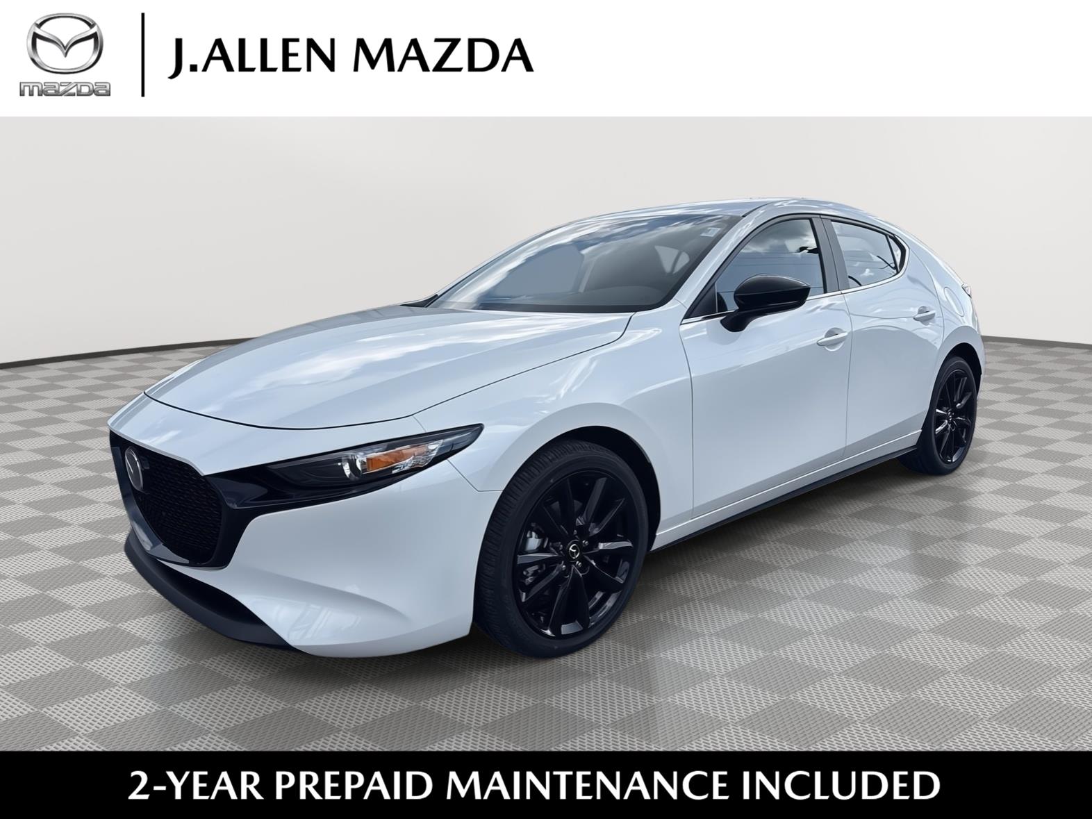 Snowflake White Pearl Mica 2026 Mazda MAZDA3 2.5 S Carbon Edition Hatchback AWD Hatchback All-Wheel Drive Automatic