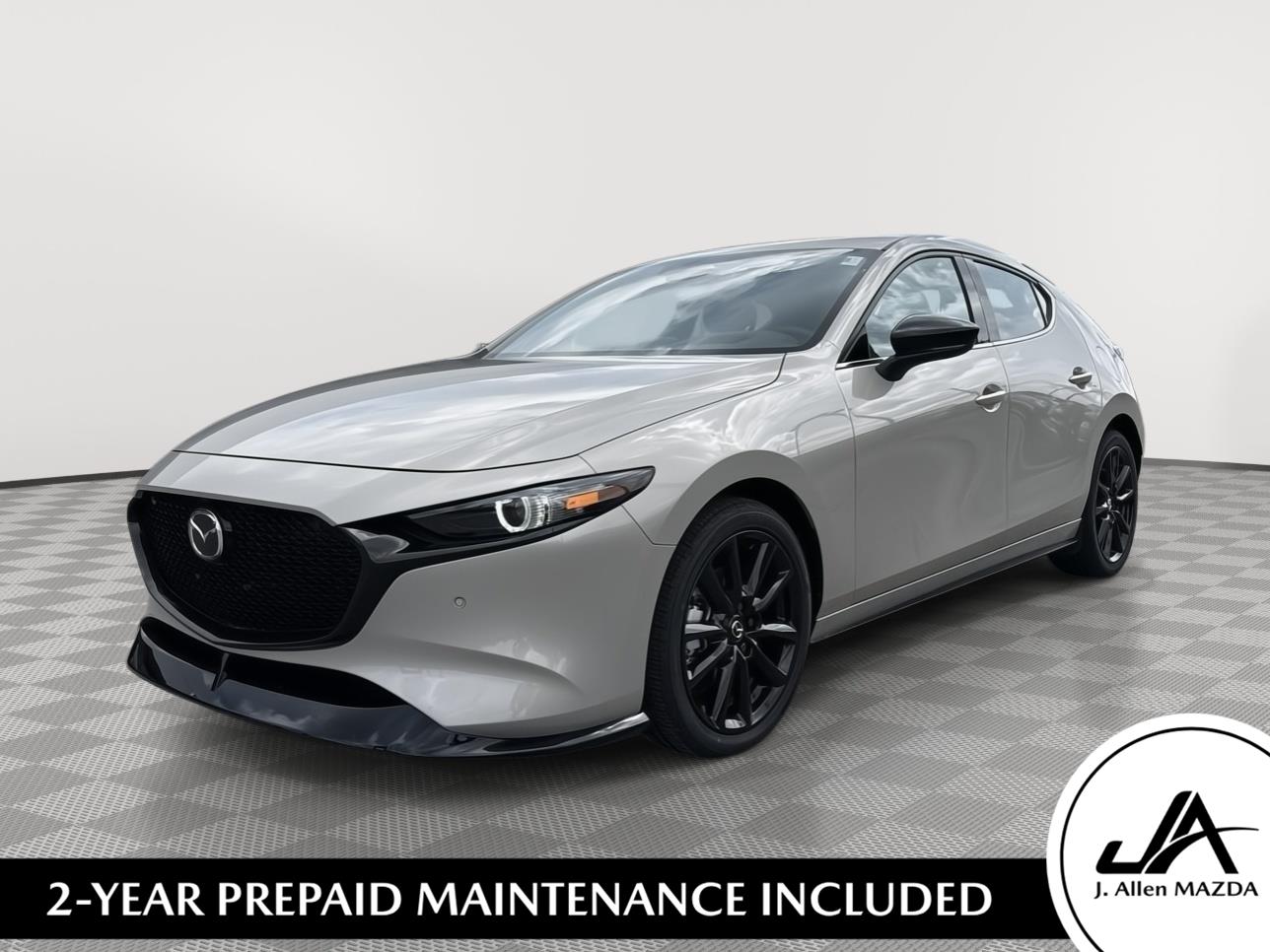 Gray (Platinum Quartz Metallic) 2026 Mazda MAZDA3 Hatchback All-Wheel Drive Automatic