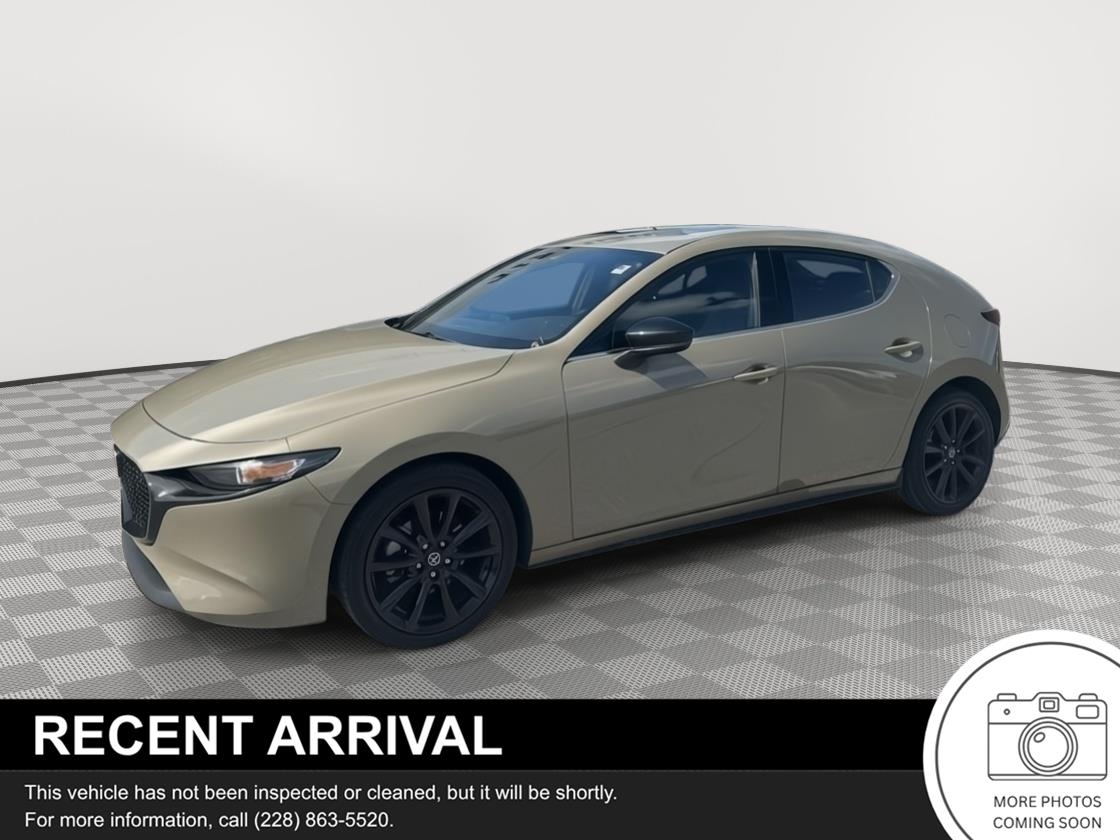 Zircon Sand Metallic 2024 Mazda MAZDA3 2.5 S Carbon Turbo Hatchback AWD Hatchback All-Wheel Drive Automatic