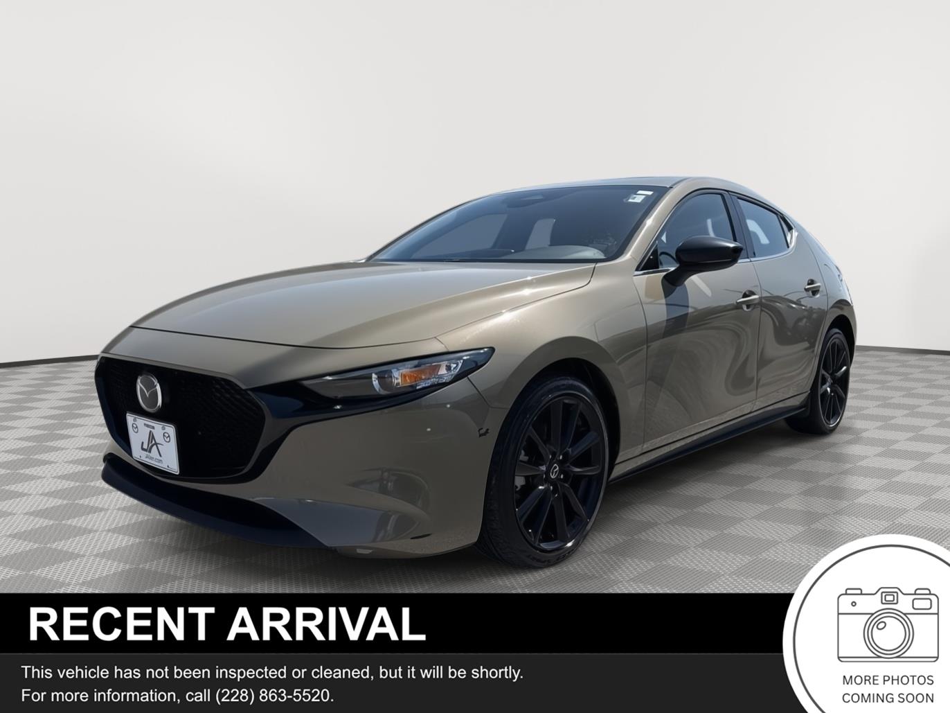 Zircon Sand Metallic 2024 Mazda MAZDA3 2.5 S Carbon Turbo Hatchback AWD Hatchback All-Wheel Drive Automatic