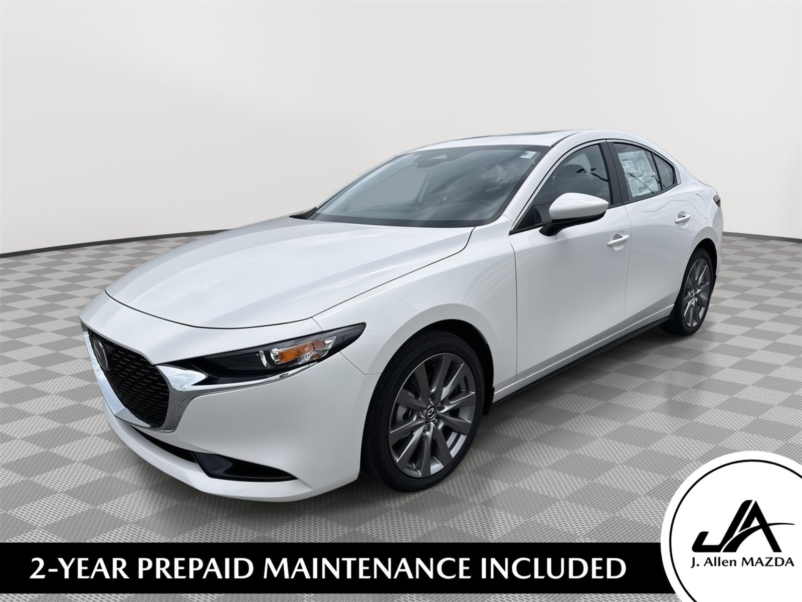 Snowflake White Pearl Mica 2026 Mazda MAZDA3 Sedan Front-Wheel Drive Automatic