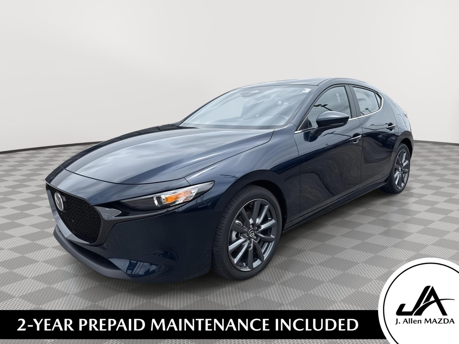 Deep Crystal Blue Mica 2026 Mazda MAZDA3 Hatchback Front-Wheel Drive Automatic