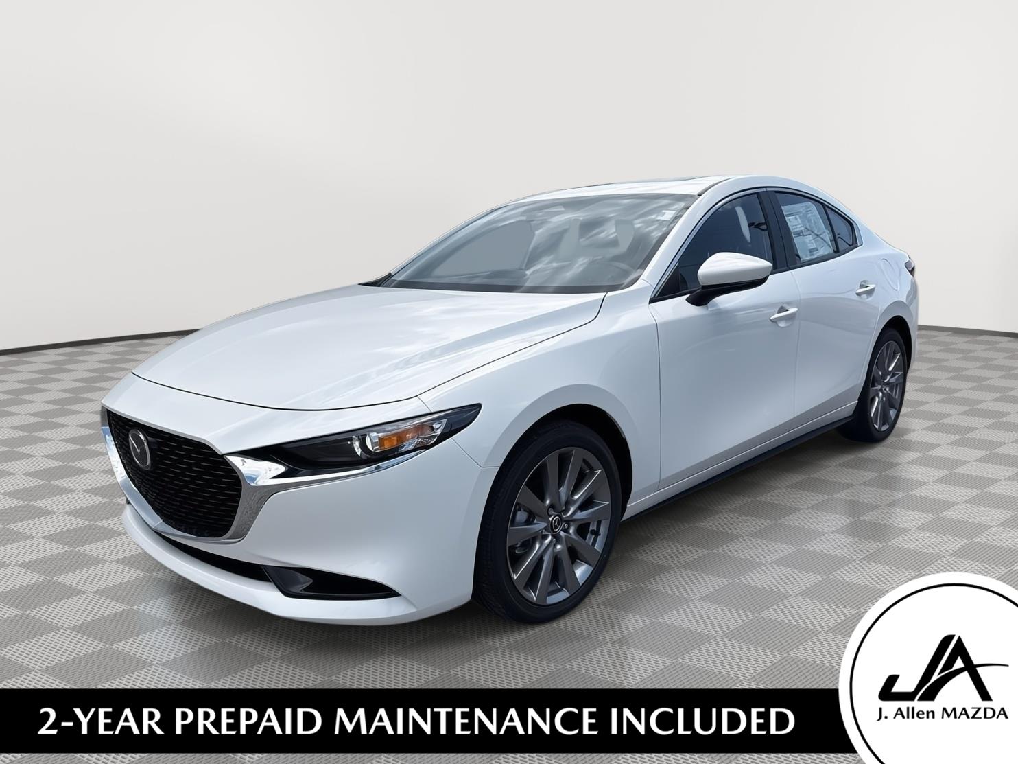 Snowflake White Pearl Mica 2026 Mazda MAZDA3 Sedan Front-Wheel Drive Automatic