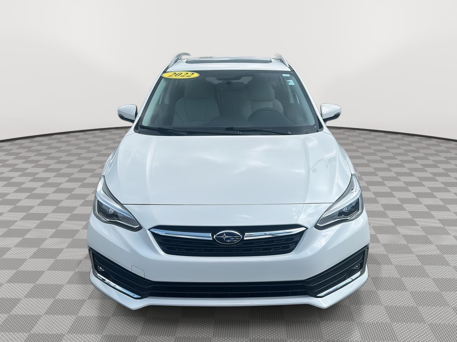 Crystal White Pearl 2022 Subaru Impreza Wagon All-Wheel Drive Continuously Variable Transmission