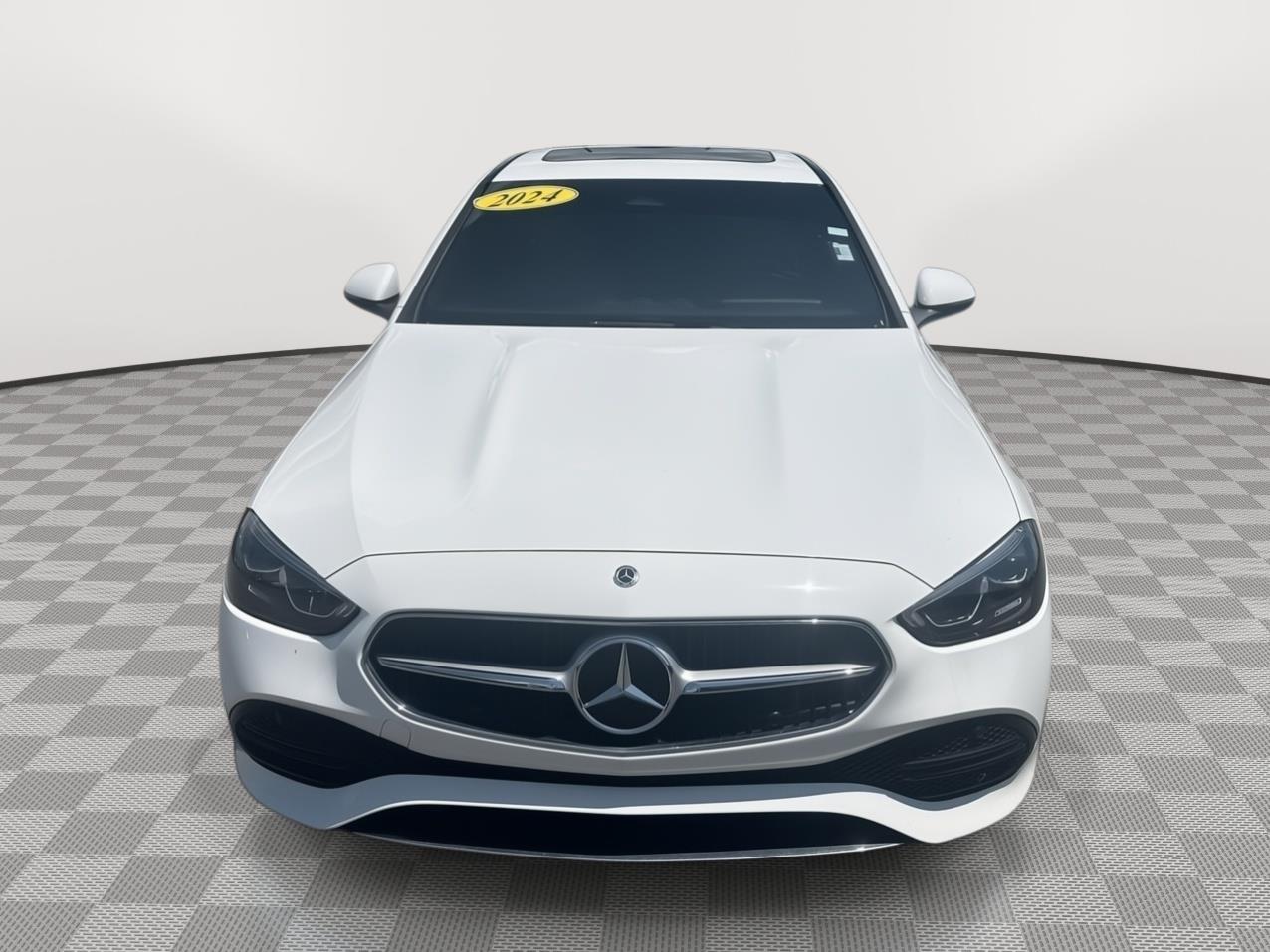 Polar White 2024 Mercedes-Benz C-Class Sedan Rear-Wheel Drive Automatic