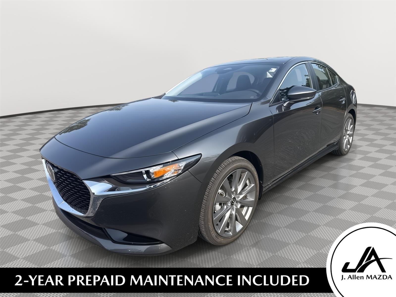 Machine Gray Metallic 2026 Mazda MAZDA3 Sedan Front-Wheel Drive Automatic